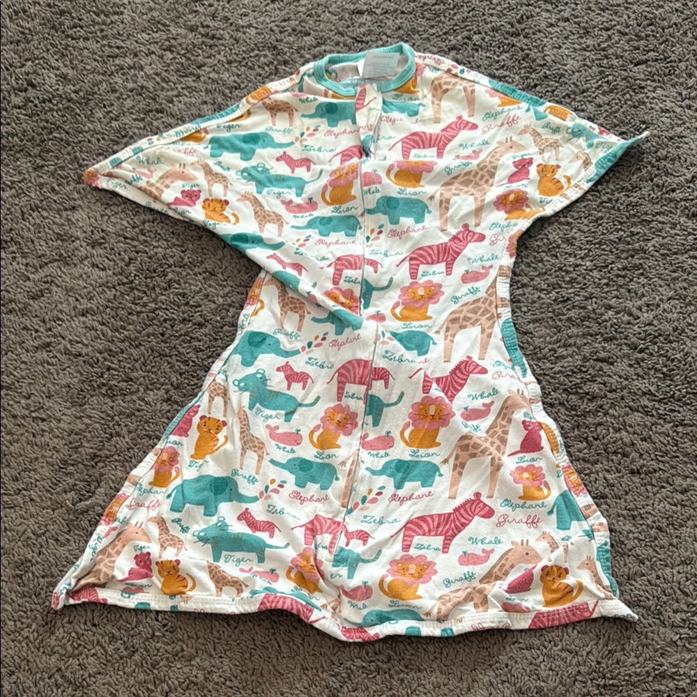 Colorful Animal Print Baby Sleep Sack